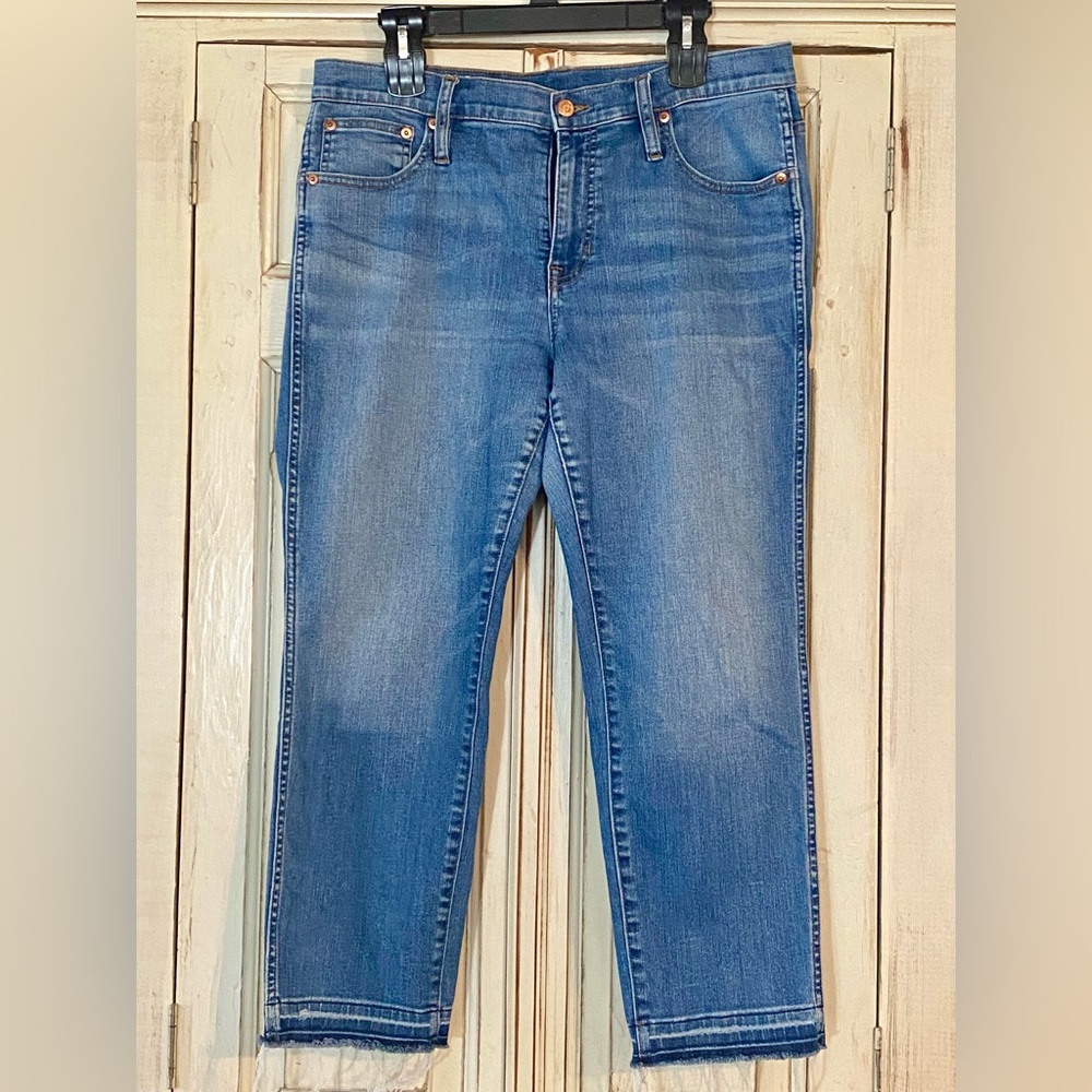 J Crew Classic Women's Blue Crop Jeans